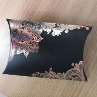 Custom folding Paper Candy packaging Pillow Gift Box