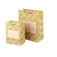 White kraft paper bag