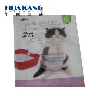 Side Gusset Cat Mesh Litter Liners Bag With Handle